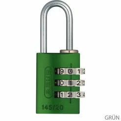 Abus 145/20 Serrure à Combinaison Lock-Tag 9 Abus 145/20 Serrure à Combinaison Lock-Tag -Promos VTT Boutique 46608ABUS145 20LockTagZahlenschloss gruen