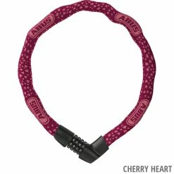 Abus Coffre-fort 1385/75 Serrure à Chaîne -Promos VTT Boutique 88013 1385 75 CHERRY HEARTS RET 3