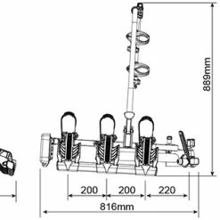BuzzRack E-Hornet 3 - Porte-vélos -Promos VTT Boutique Buzzrack E Hornet 3 4712795383607 3