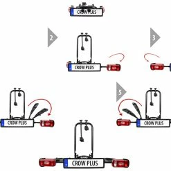 EUFAB Crow Plus - Porte-vélos -Promos VTT Boutique Eufab Fahrradtrager Crow Plus 11582 3