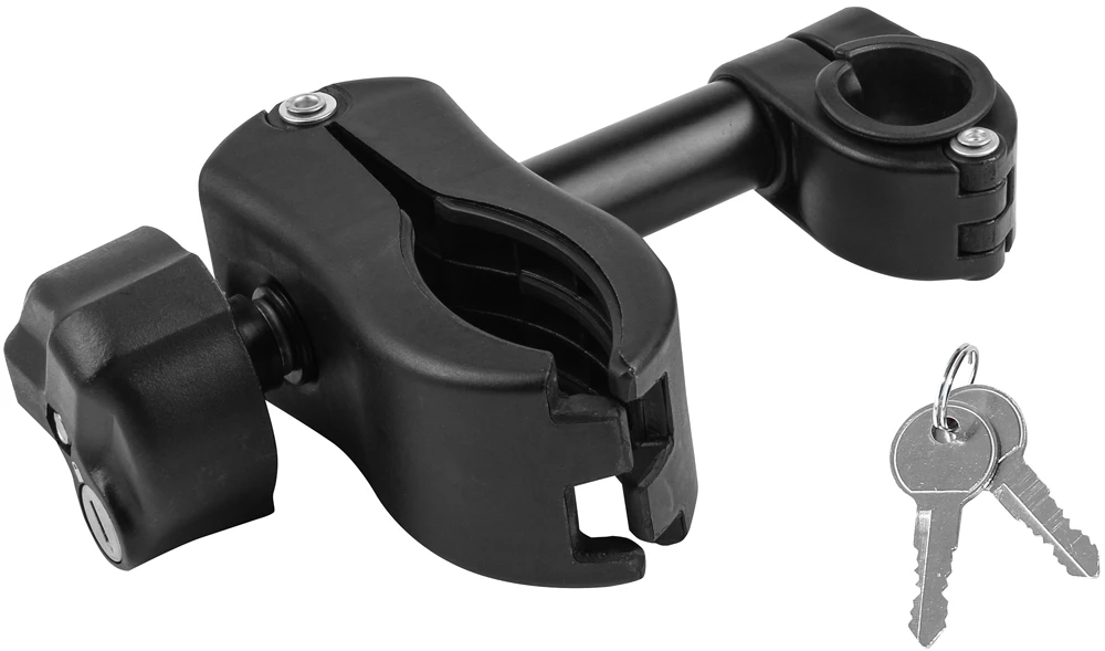 EUFAB Support De Cadre Verrouillable Pour Porte-vélos Ø25-30mm 2 EUFAB Support De Cadre Verrouillable Pour Porte-vélos Ø25-30mm – Image 2